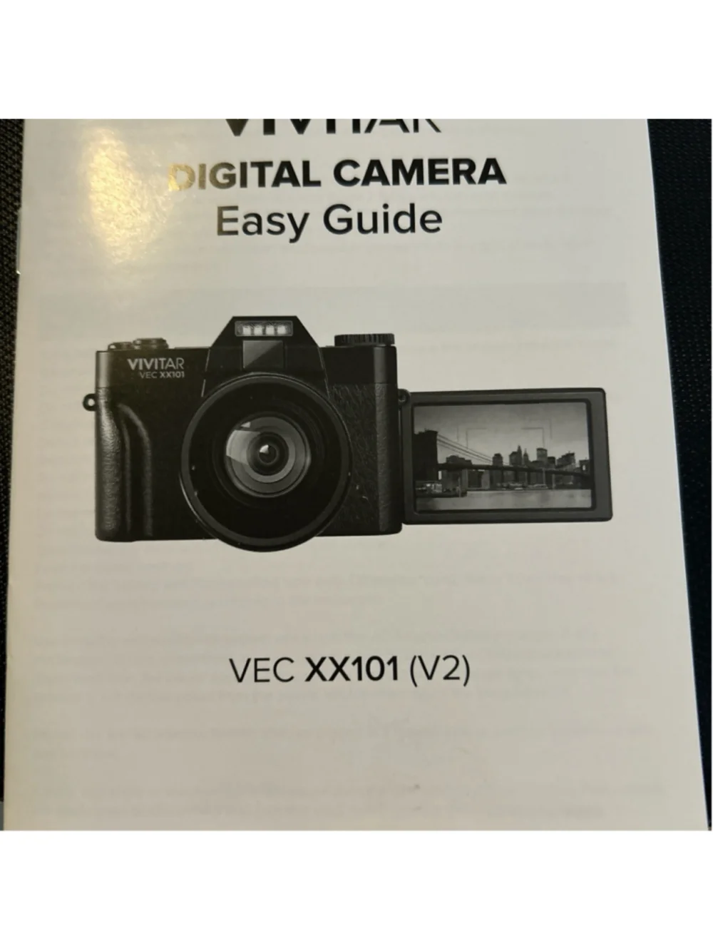 Vivitar VEC XX101 4K Digital Point and Shoot Camera 56MP 3
